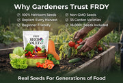 Heirloom Seed Vault Kit (35 Pack)
