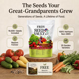 Heirloom Seed Vault Kit (35 Pack)